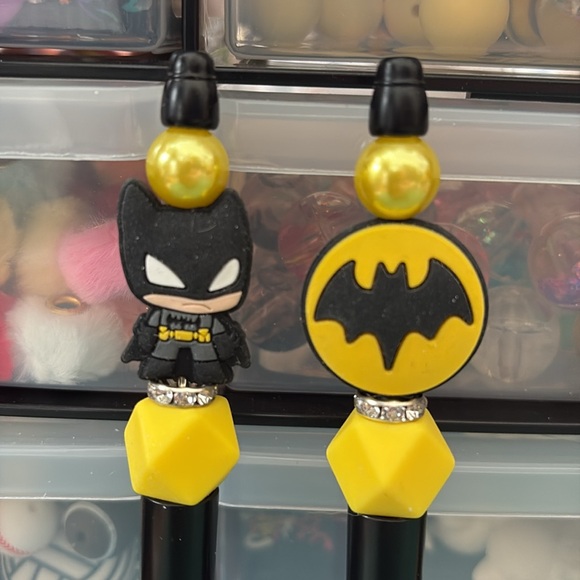 Hand Crafted | Office | 2 Batman Superhero Pens | Poshmark